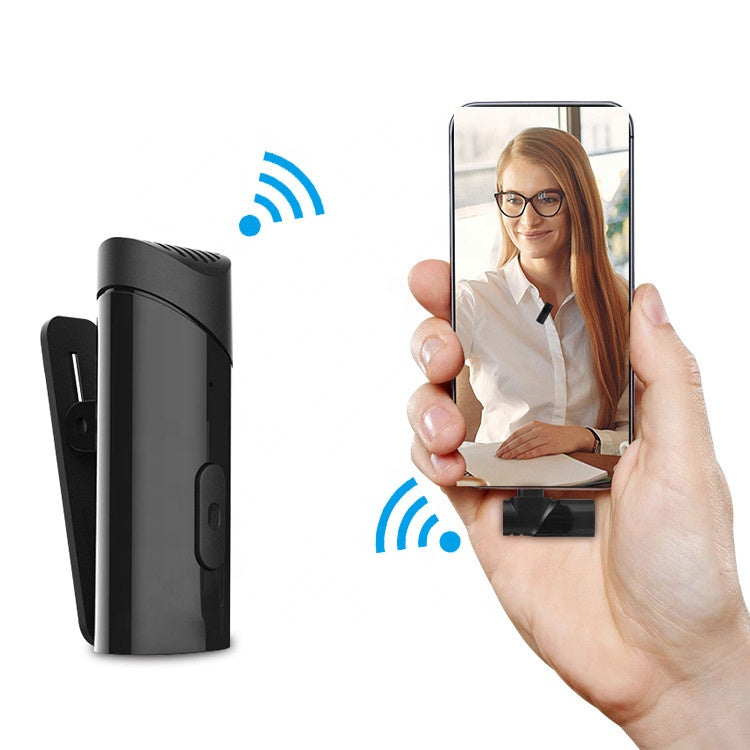 Microphone cravate sans fil 2,4 GHz Sensibilité élevée