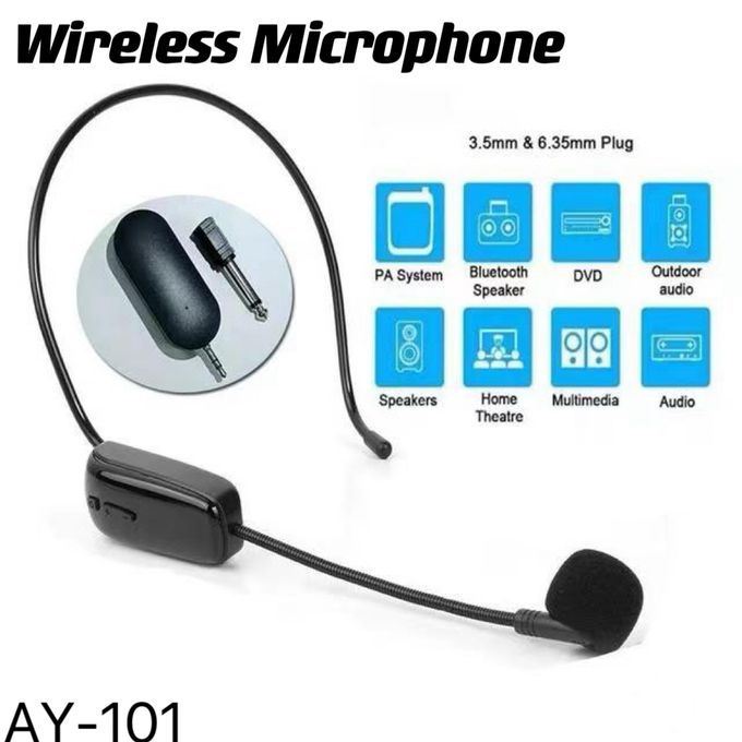 Microphone Sans Fil Portable 2.4G –  AY-101